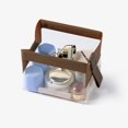 thumbnail image 3 of Parcel - Clear Kit with  Closure - Durable and Leak-Resistant Travel Toiletry Kit - TSA-Compliant & Modular Design - Hygiene Bag for Travel Essentials - 1 Qt - Chestnut, 3 of 7
