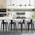 Bar Stools Counter Height Stools Industrial Metal Barstools with