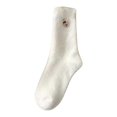 thumbnail image 3 of Fuzzy Socks for Women, Soft Warm Fluffy Coral Socks 1pairs,One Size, 3 of 3