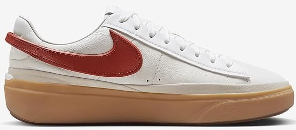 Men's Nike Blazer Phantom Low White/Dragon Red-Summit White (FN5820 100) - 12