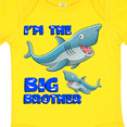 thumbnail image 4 of Inktastic I'm the Big Brother Shark Boys Baby Bodysuit, 4 of 5