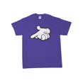 thumbnail image 1 of Hand Gun Graphic T Purple, Small, 1 of 1