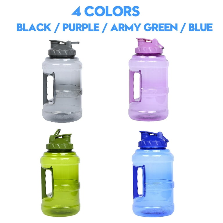 Glass Bottles - 4 L Green Jug with Handle