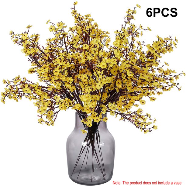 12Pcs Babys Breath Artificial Flowers Gypsophila Bouquets Bulk Real Touch Fake Silk Flowers for