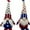 Blue, variant on Moocorvic 4th of July Gnomes Independence Day Gifts Plush Elf Toy Patriotic American Stars Stripes Memorial Day Decorations for Fourth of July Decorations 1PC