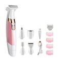 thumbnail image 1 of Afeitadora Eléctrica 5 En 1, Kit De Recorte, Maquinilla De Afeitar Para Mujer, Depilación Corporal, Recargable Por Usb, Sin Dolor, Para Piernas, Labios, Axilas, Área Del Brazo Guardurnaity CE002055-00, 1 of 6