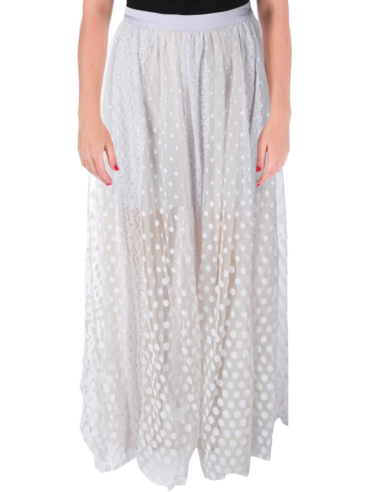 free people polka dot skirt