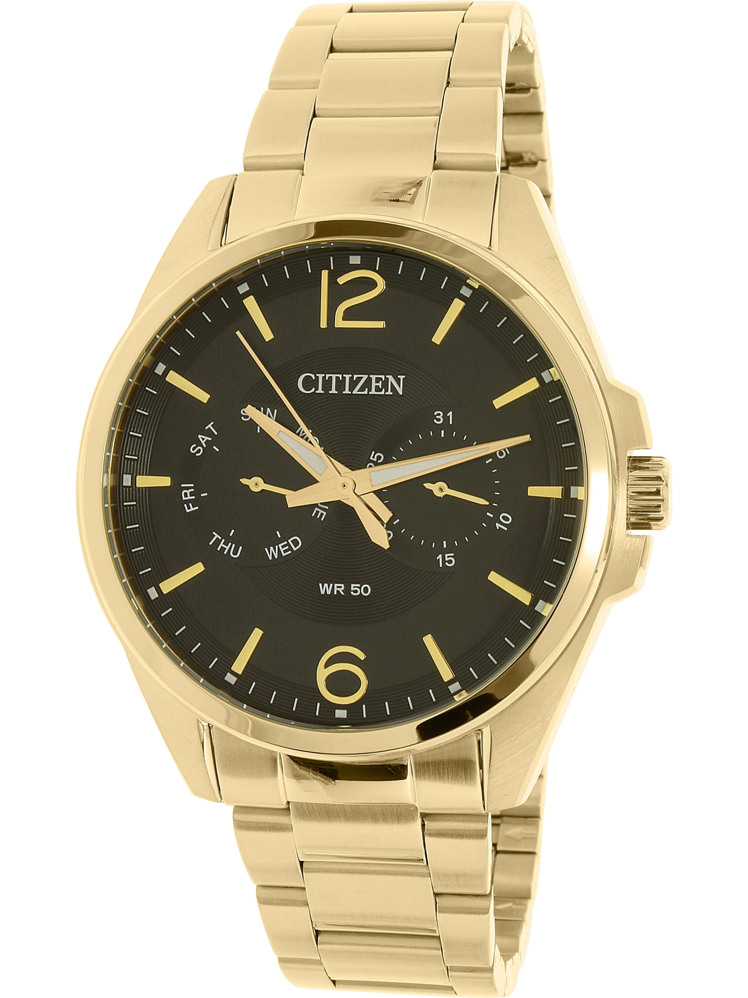 citizen gold silver watch