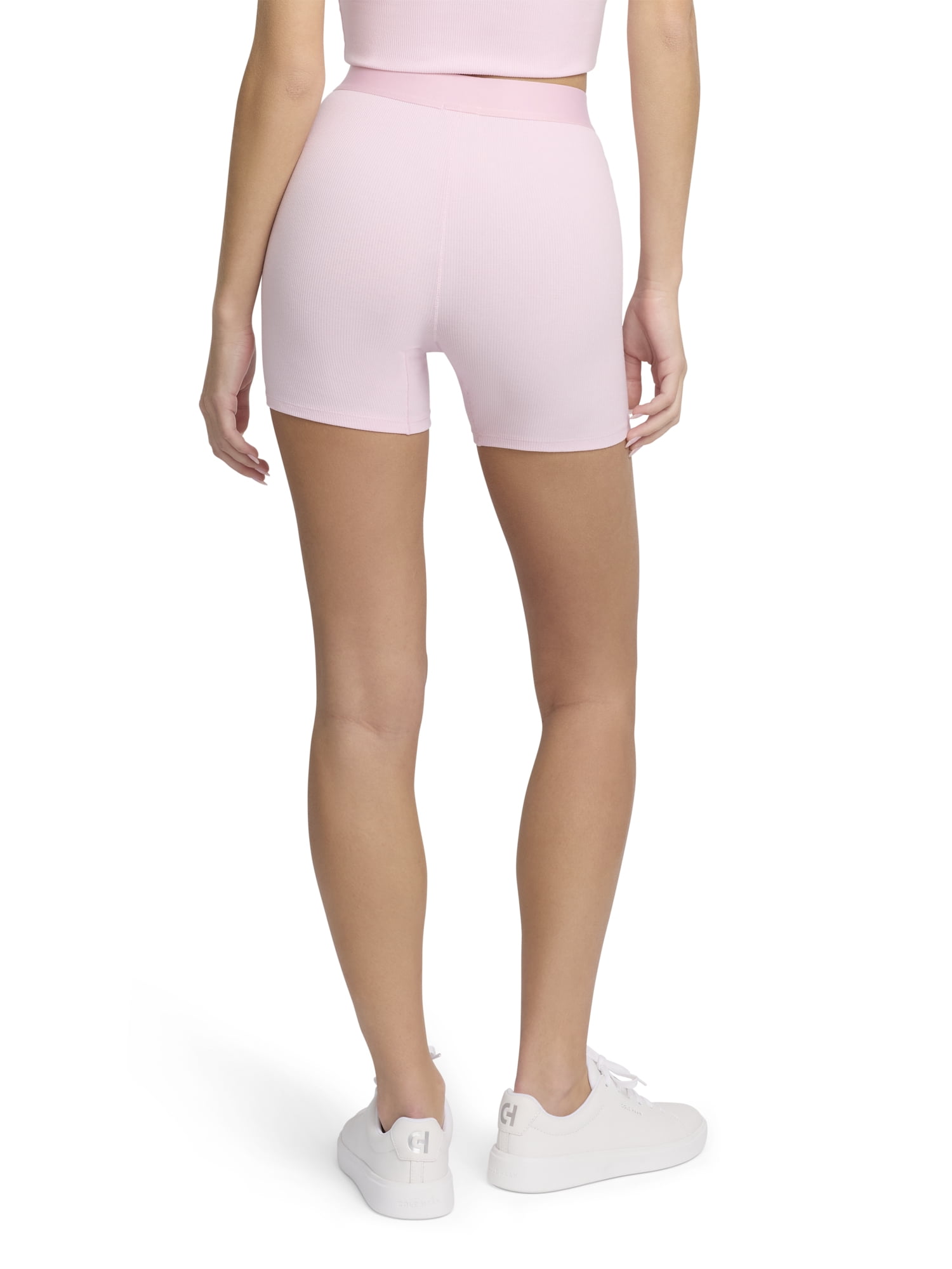 Mills by Millie Bobby Brown Women's Embroidery Ribbed Bike Short, Sizes XXS-XXL