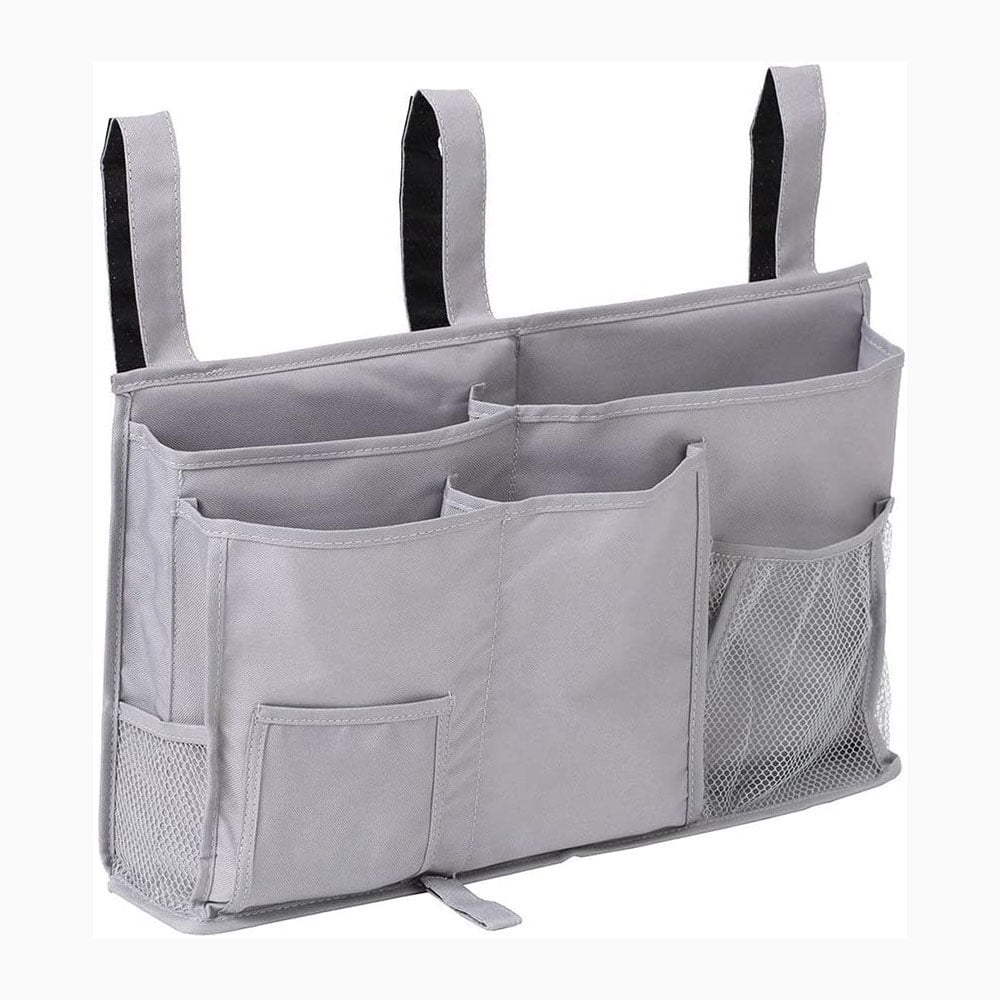 Organisateur Suspendu Au Chevet - Poche De Rangement Pour Lit, Table De Nuit, Dortoir - Vert - 5