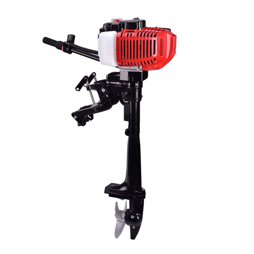 Datingday 3.6HP 2 Stroke Electric Start Outboard Motor Boat Engine Water Cooling System