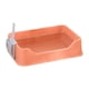 thumbnail image 2 of Caja de arena para perros, entrenador de baño para cachorros, perros pequeños, Naranja, 2 of 9