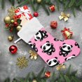 thumbnail image 5 of Coolnut Christmas Stockings 1PCS,Cute Panda Baby Big Xmas Stockings Gift Decorations and Party Supplies,Used for Fireplace Decoration Socks Christmas Tree Decoration, 5 of 7