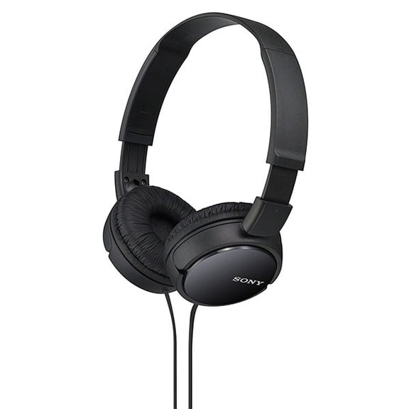 Restored Sony ZX Series Wired On Ear Headphones - Black (MDR-ZX110) - C Grade (Refurbished)