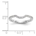 thumbnail image 7 of 14K White Gold Ring Band Wedding Diamond Round, 7 of 7