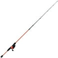 thumbnail image 4 of Ozark Trail Wayfarer Fiberglass Spincast Fishing Rod and Reel Combo for Adults, 5' 6", Orange, 2 Pieces, 4 of 18