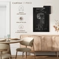 thumbnail image 4 of Elephant Stock Toilet Paper Roll Bw Patent Wall Art - Vertical Canvas Wall Art - Hallway Wall Decor - Patent Canvas - White And Gray Decor - 30" x 45", 4 of 4