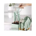thumbnail image 2 of Juego  De Utensilios Xtellar Cocina De Silicona & Cuchillos 19 Piezas  Color Turquesa, 2 of 5