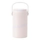 thumbnail image 1 of Taza de té de acero inoxidable con colador - vaso aislante al vacío de 550 ml, diseño floral, tapa impermeable, vaso portátil para pajita para bebidas calientes y frías, 1 of 2