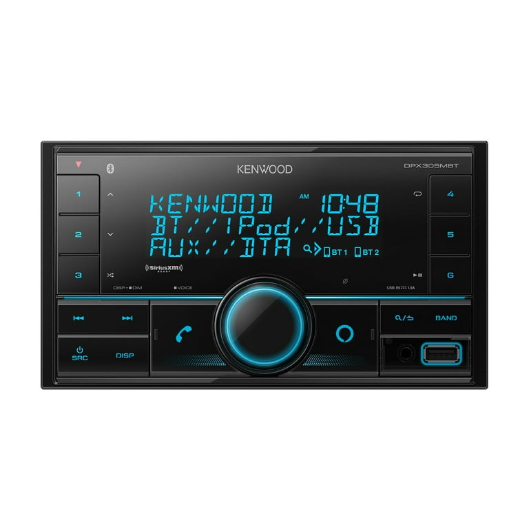 Kenwood Car Audio System: DPX305MBT Bluetooth USB Double DIN Kenwood Car Audio System: DPX305MBT Bluetooth USB Double DIN