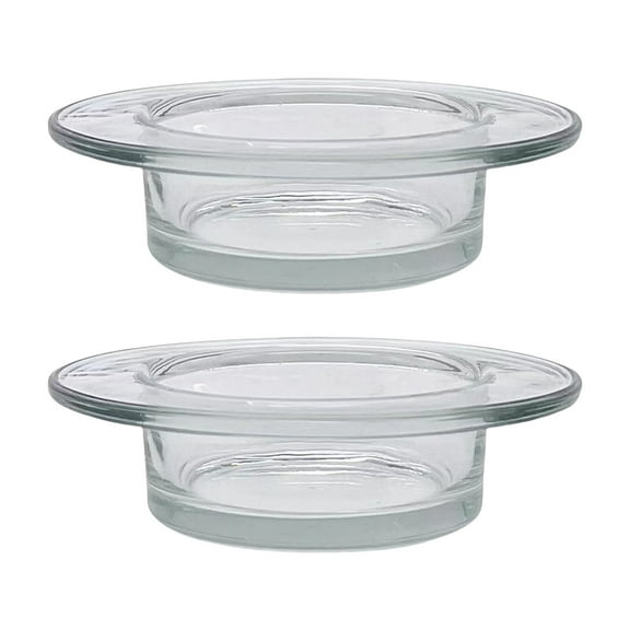 Pack Of 2 Glass Replacement Warmer Trays Essential Oil Melting Dish Aromatherapies Diffuser Heating Bowls