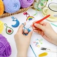 thumbnail image 5 of Multi-Piece Crochet Yarn Kit for Beginners and Professionals - Complete Knitting Kit with Tools for DIY Sweaters and Scarves, Includes Storage Bag, 5 of 5