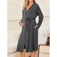 thumbnail image 2 of Avidlove Maternity Robe and Nursing Nightgowns Set for Hospitable Breastfeeding 3 in 1 Labor Delivery Nursing Sleeveless Gown Bathrobe Pregnancy Clothes, 2 of 6