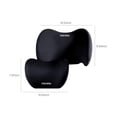 thumbnail image 3 of Lumbar Pillows Headrest Pillow Lumbar Support Pillows For Office Chair Ergonomic Memory Foam Back Pillows For Car Back Support For Office Chair Car Bed Car Electronics, 3 of 9