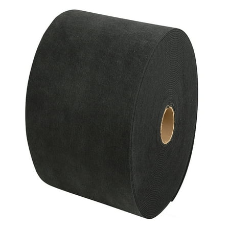 C.E. Smith 11330 12 ft. x 11 in. Polyester Bunk Roll Carpet  Black