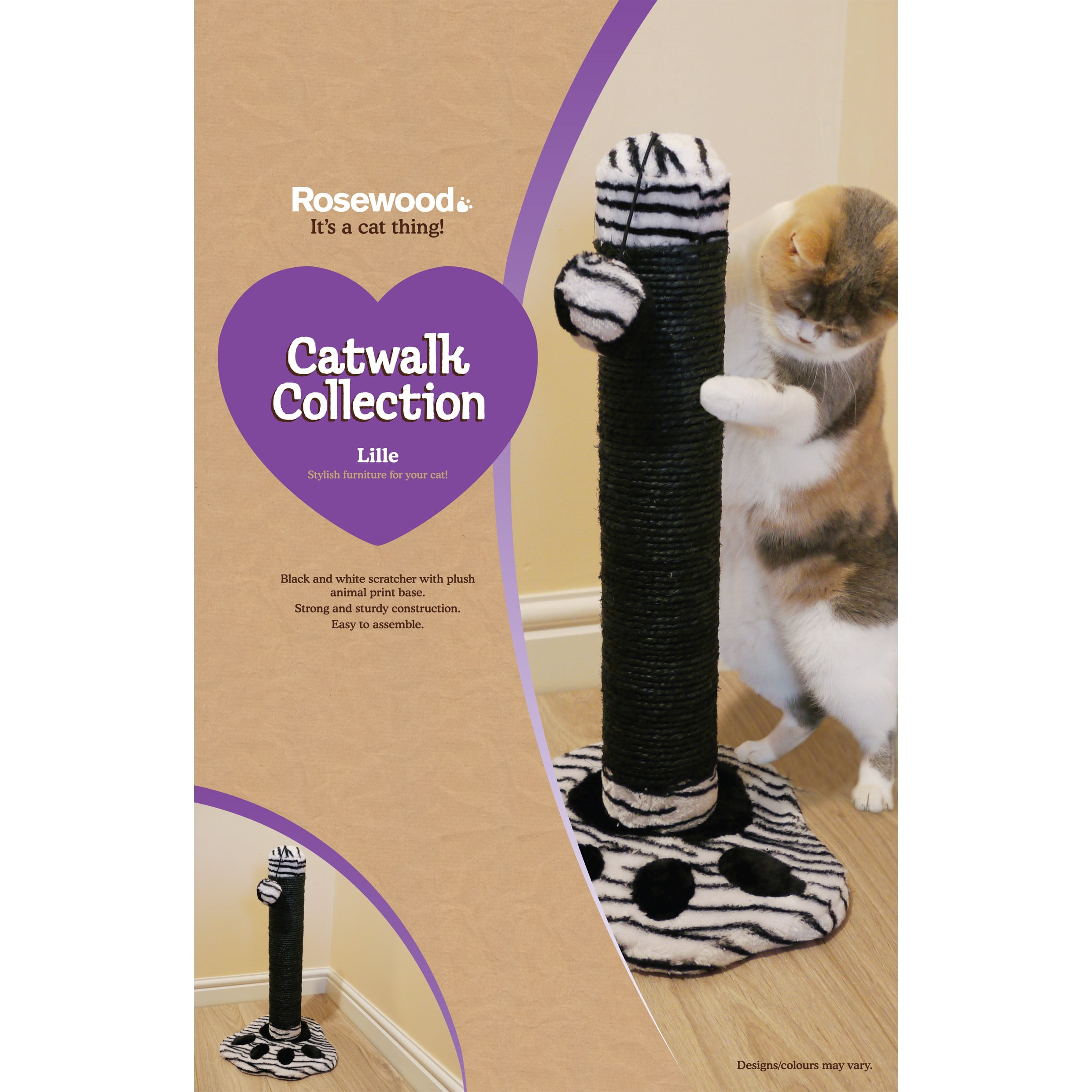 Rosewood Pet Catwalk Collection Lille Cat Scratcher