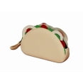 thumbnail image 4 of Monedero en forma de TACO, Diseño de COMIDA, Color Beige, Moda Kawaii. Novedoso y Encantador., 4 of 5