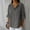 Dark Gray, variant on QLEICOM Womens Plus Size Summer Tops, Casual Kaftan Loose Tops, Fashion Solid Cotton And Linen T Shirts, O-Neck Long Sleeve Baggy Pullover Tops Cardigan Blouse Orange XXL