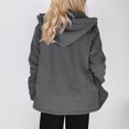 thumbnail image 5 of Wancir Winter Jackets for Women Full Zip Up Jacket Hooded Casual Solid/Color Block Patchwork Coats, 5 of 8