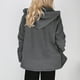 thumbnail image 5 of Abrigo y chaquetas informales con capucha de manga larga para mujer, abrigo térmico de polar con capucha y manga larga para invierno, abrigo cálido para mujer, 5 of 8