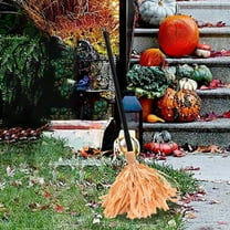 27 Inch H Spooky Sounds Dancing Broom Halloween Decor Animated Light Up Moving Broomstick with Spooky Sounds Dancing Magic Witch Broom for Indoor Outdoor Porch Halloween Party Decorations