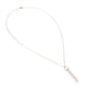thumbnail image 2 of Collar de respiración unisex BRILLAR de Acero inoxidable para aliviar el estrés oro rosa, 2 of 10