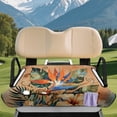 thumbnail image 3 of Uourmeti Tropical Floral Golf Cart Seat Covers Universal, with Front Pockets, Suitable for Club Car Old Ds Golf Cart, Fit for 2-Seat Golf Carts, 3 of 8