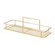thumbnail image 1 of Estante de pared para baño, ligero, de lujo, sin perforaciones, para guardar artículos de tocador, para colgar en la pared del baño, 1 of 6