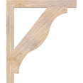 thumbnail image 3 of Ekena Millwork 3 1/2"W x 34"D x 40"H Funston Block Smooth Bracket, Douglas Fir, 3 of 4