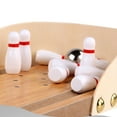 thumbnail image 4 of Aellinatey Mini Bowling Game Set Wooden Tabletop Bowling Game Desktops Bowling Toy Gift, 4 of 17