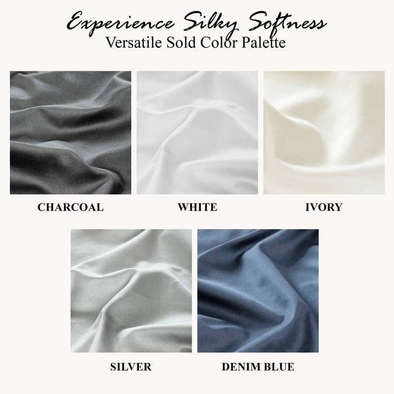 Superior Apus 100% Cotton 15" Deep Pocket Sheet Set, King, White