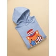 thumbnail image 3 of Cute Patriotic Baby Fox Hoodie Women -Image by Shutterstock, Female 3X-Large, 3 of 4