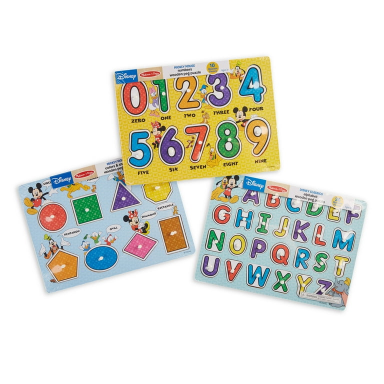 Melissa and doug cheap disney alphabet puzzle