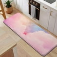 thumbnail image 5 of Pastel Rainbow Clouds Kitchen Rug Mat,Kitchen Runner Rugs Non Skid Washable,Decorative Kitchen Floor Mats for Kitchen,Sink,Laundry,17"x47.2", 5 of 7