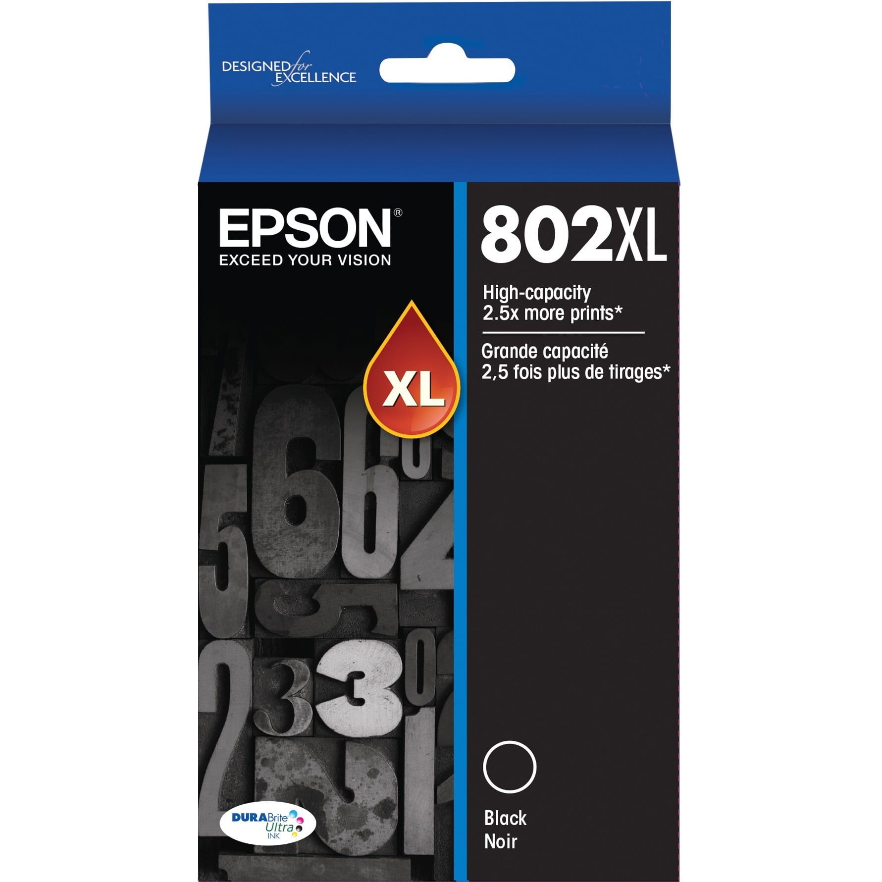Epson 802XL Highcapacity Black Ink Cartridges