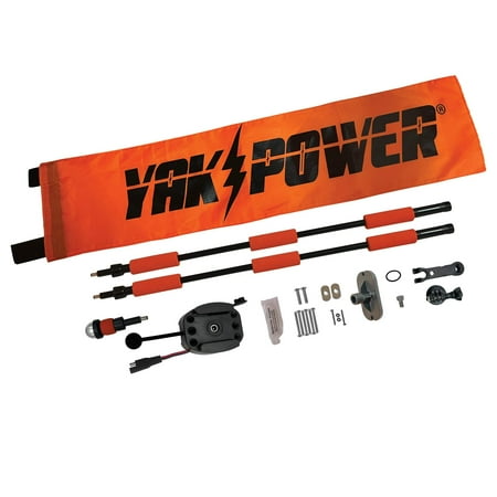 YP-LR360-PRO Lightning Rod - NEW & IMPROVED Threaded Power Connectors - Extendable Powered 360 Degree Safety Light Flag and Optional Accessory Mount