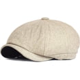 thumbnail image 2 of CoCopeaunts Spring Autumn Newsboy Caps for Men Fashion Octagonal Hat Flat Cap Women British Style Berets Vintage Painter Hat, 2 of 8
