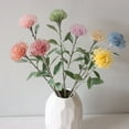thumbnail image 2 of Farfi Artificial Flower Nice-looking Vivid Colorful Single Head Hydrangea Artificial Flower Wedding Ornament for Home (Champagne), 2 of 13