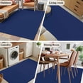 thumbnail image 6 of Navy Blue Pure Color Area Rugs Collection 2.7'x5', Aesthetics Contemporary Luxury Non Slip Indoor Rectangle Throw Runner Rug Floor Mat Carpet for Living Room Dining Table Bedroom Nursery, 6 of 9