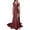 001 Wine, variant on bnaln Women Dresses Sexy Bodycon One Shoulder Sleeveless Wrap Sequin Prom Dress High Slit Elegant Formal Wedding Guest Cocktail Party Long Dresses Evening Gowns Going Out Clubwear